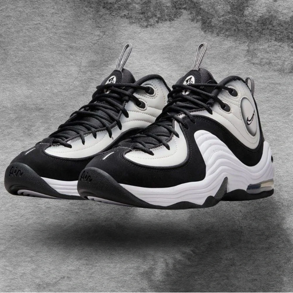 AIR PENNY 2 'PANDA' sz 8 white & black  Nwb
